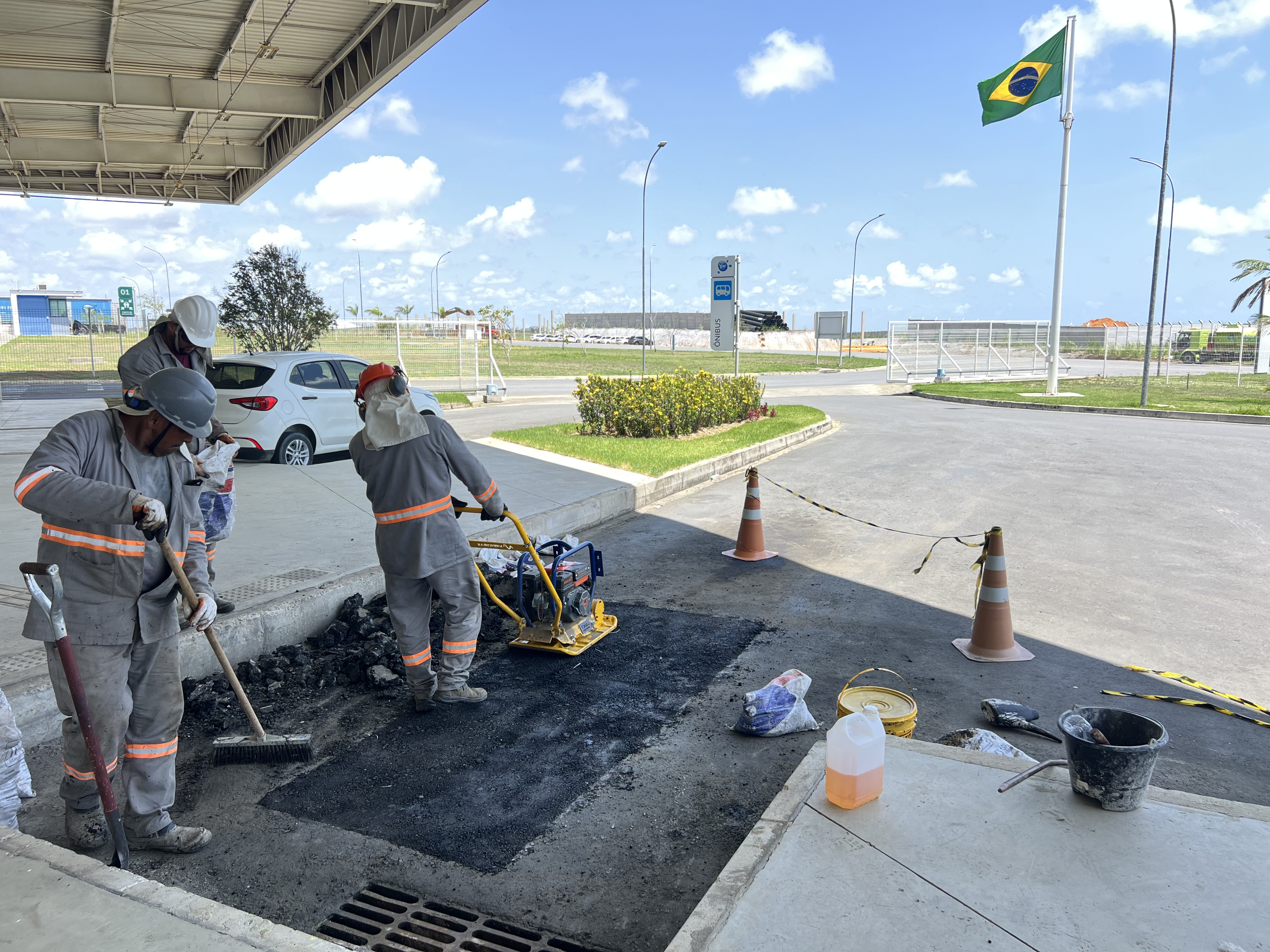 Obra residencial executada pelo Grupo Monteiro